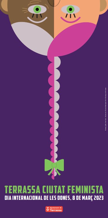 Cartell de la campanya del Dia Internacional de les Dones 2023. Autor: Iker Haro Aguilar