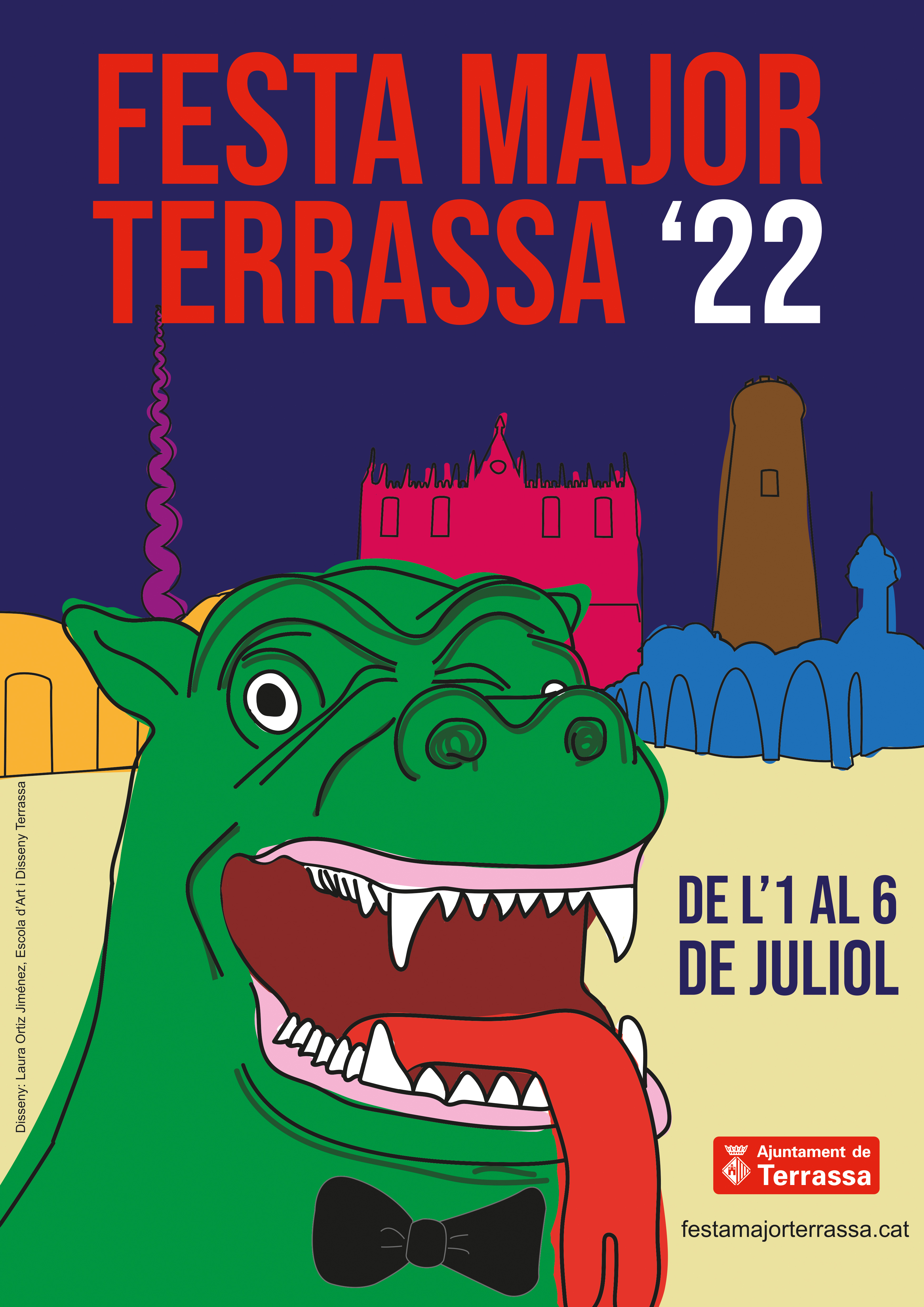 Cartel de la Fiesta Mayor. Autora: Laura Ortiz Jiménez